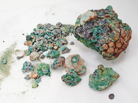 אוסף המטבעות העתיקים מחוף הבונים - צילום: כארם סעיד
