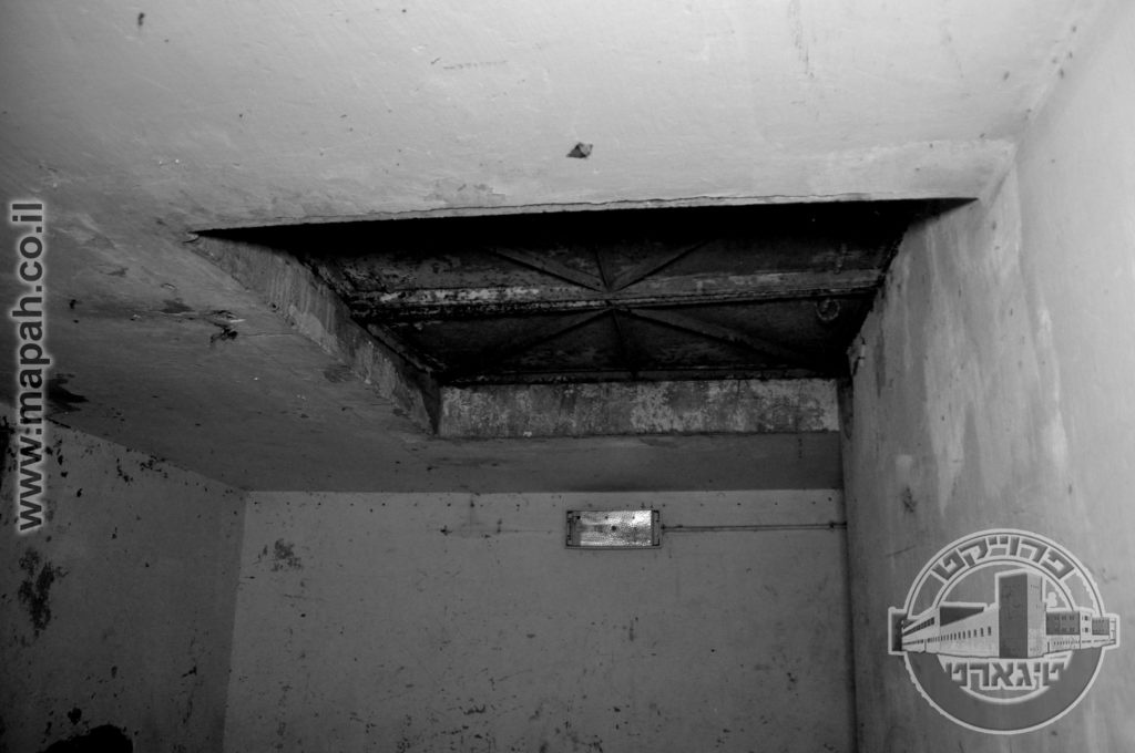 דלת קסמים, בתוך המרתף התת קרקעי של המגדל הראשי, נראה שהדלתות נפתחו כלפי מטה. - צילום: אפי אליאן