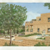 הדמייה - חצר מבנה מלוכתי - שלום קוולר - עיר דוד