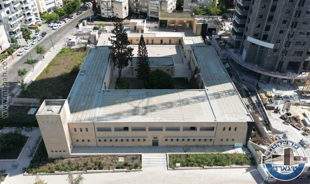 מצודת טיגארט משטרת רמת גן מיד עם סיום עבודות השימור - צילום: אפי אליאן