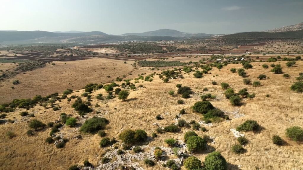 אתר חוקוק, מראה אווירי. צילום אמיל אלג'ם