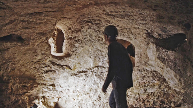 מערכת המסתור הגדולה ביותר שנחשפה בגליל. צילום אמיל אלג'ם, רשות העתיקות