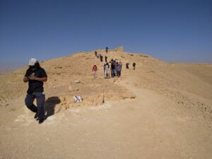 מעלה עקרבים. בראשו מצד צפיר. צילום דר דוידה דגן, רשות העתיקות