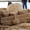 הממצא המרהיב בעת החשיפה בחפירת רשות העתיקות - מונח הפוך על רצפת החדר. צילום יולי שוורץ