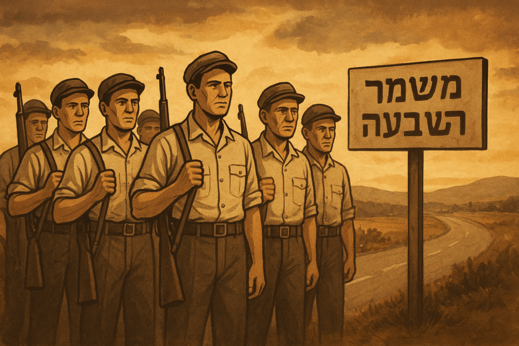 איור של שבעת הנוטרים - הוכן בידי CHATGPT