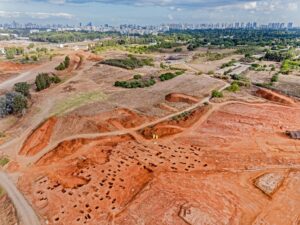 חפירת רשות העתיקות ליד יהוד. צילום אסף פרץ,